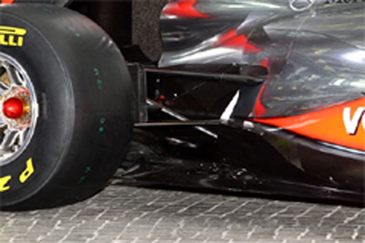 マクラーレン MP4-26、プルロッド・リアサスペンションを採用