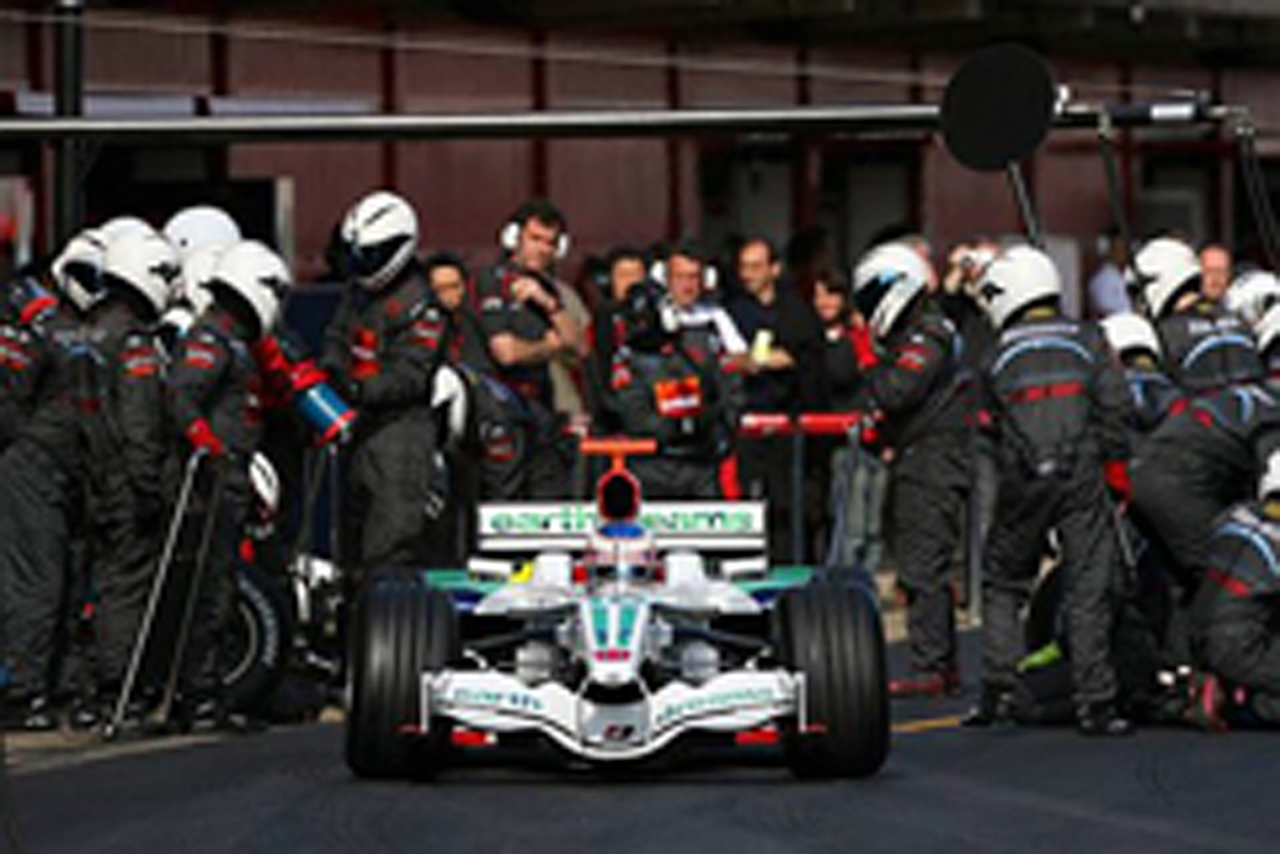 ホンダ:バルセロナテスト2日目 バトンが9番手