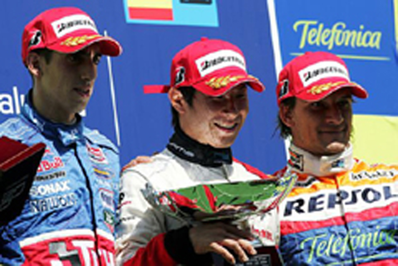 小林可夢偉、GP2開幕戦スペインGPで優勝！