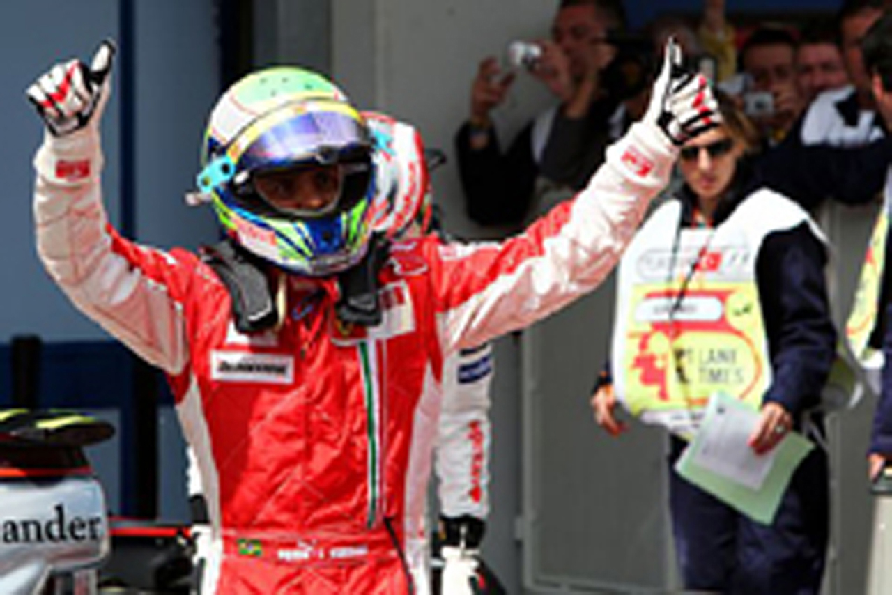 フェラーリ:トルコGP予選 マッサが3年連続でポールポジション獲得