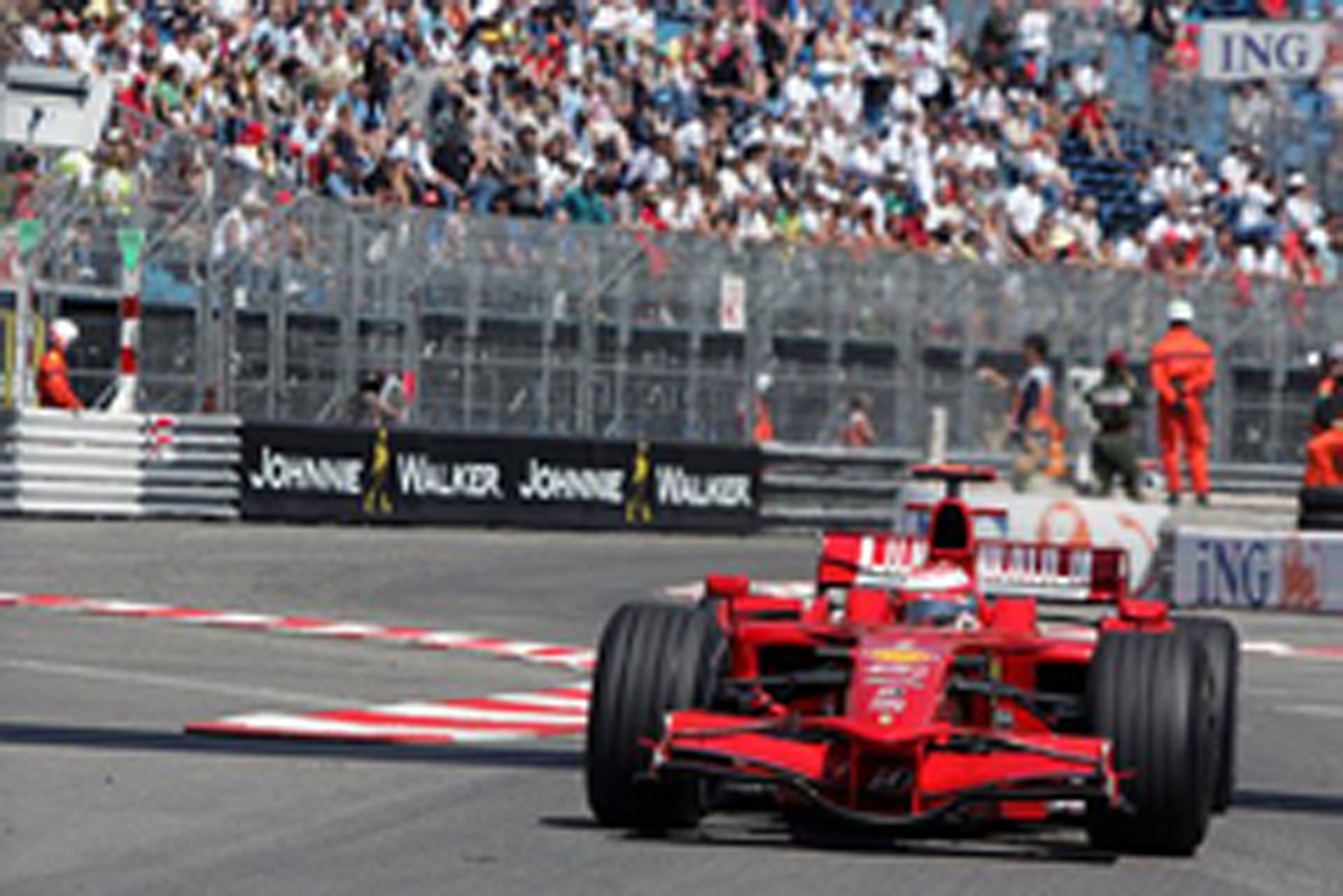 F1第6戦モナコGP フリー走行1回目：ライコネンがトップ