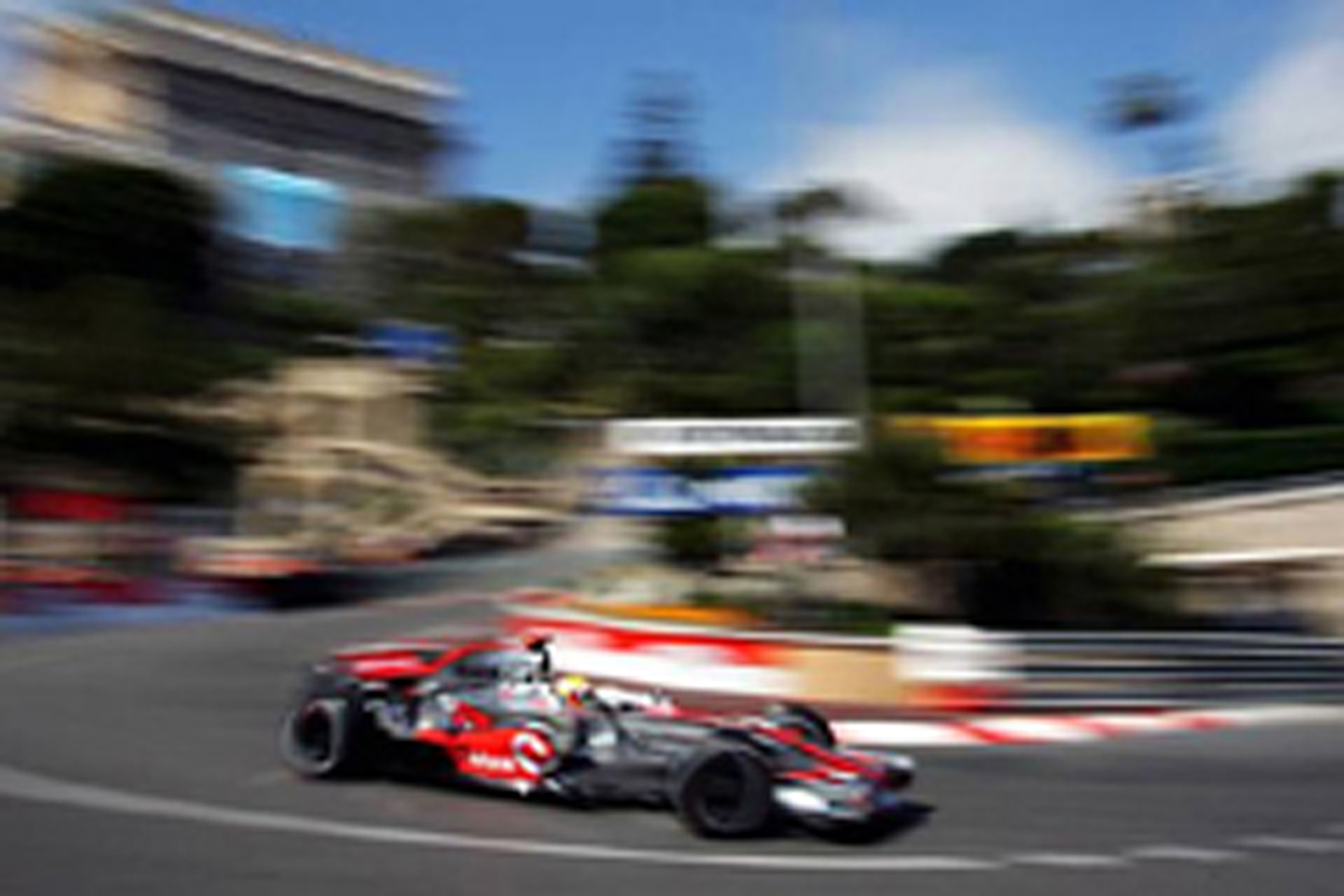F1第6戦モナコGP フリー走行2回目:ハミルトンがトップ