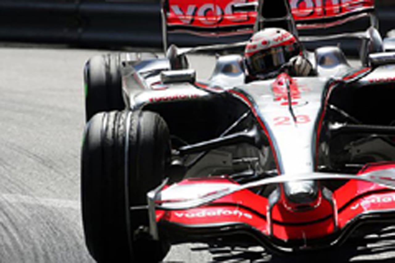 F1第6戦モナコGP フリー走行3回目:セッション後半から雨
