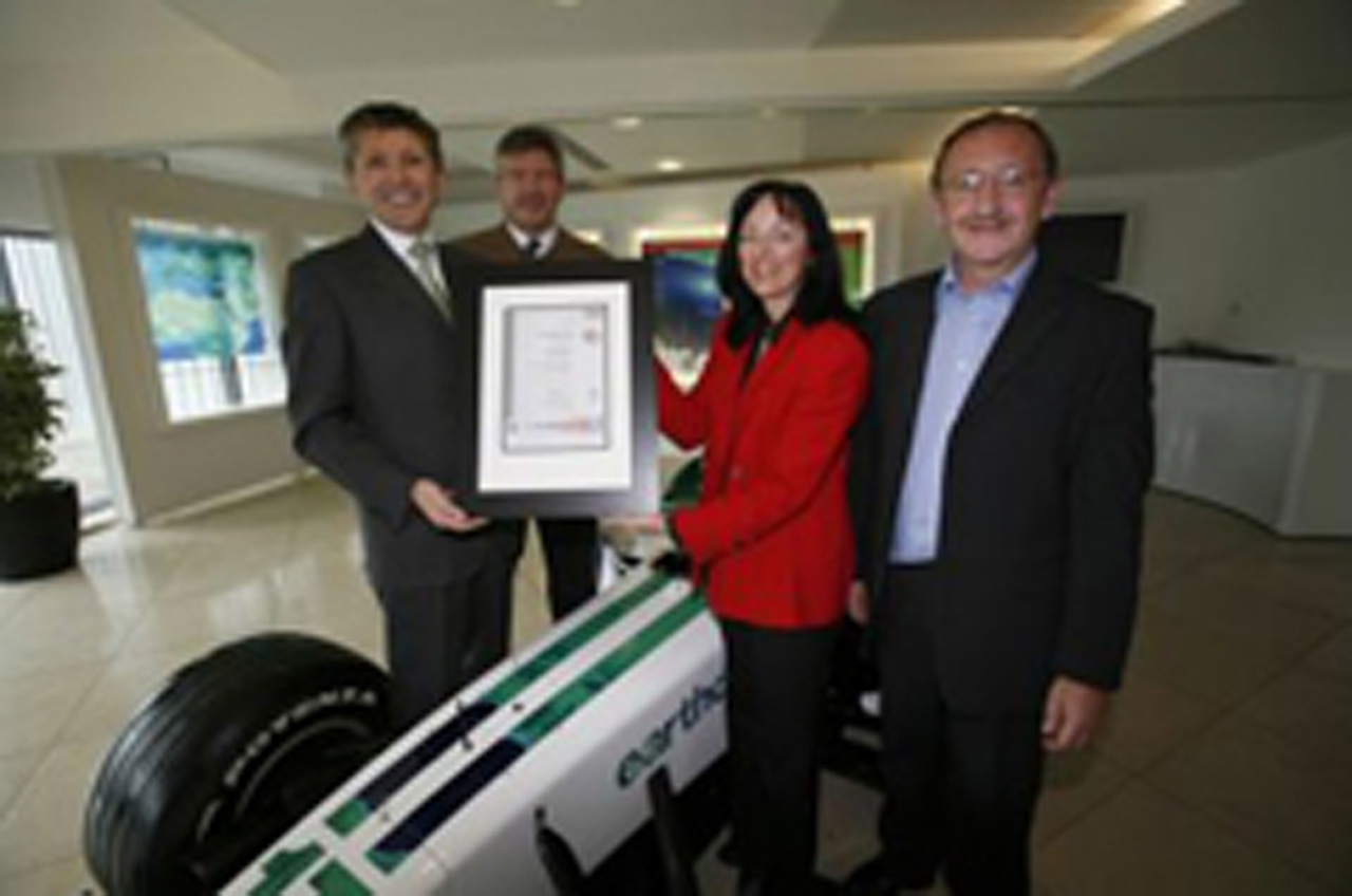 Honda Racing F1 Team、ISO14001 認証を取得