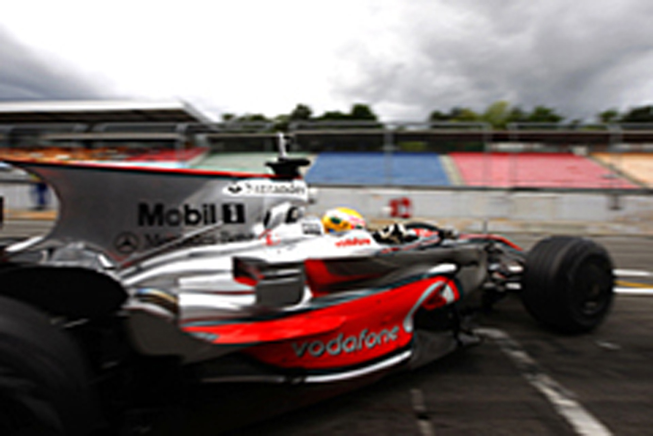 F1ホッケンハイムテスト初日：ハミルトンがトップタイム