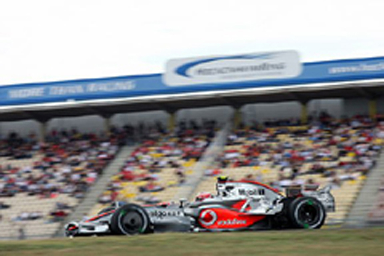 F1第10戦ドイツGP フリー走行3回目:コバライネンがトップ