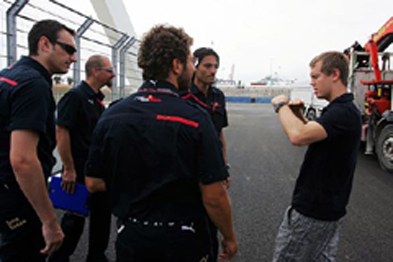 F1第12戦ヨーロッパGP フリー走行1回目:ベッテルがトップタイム
