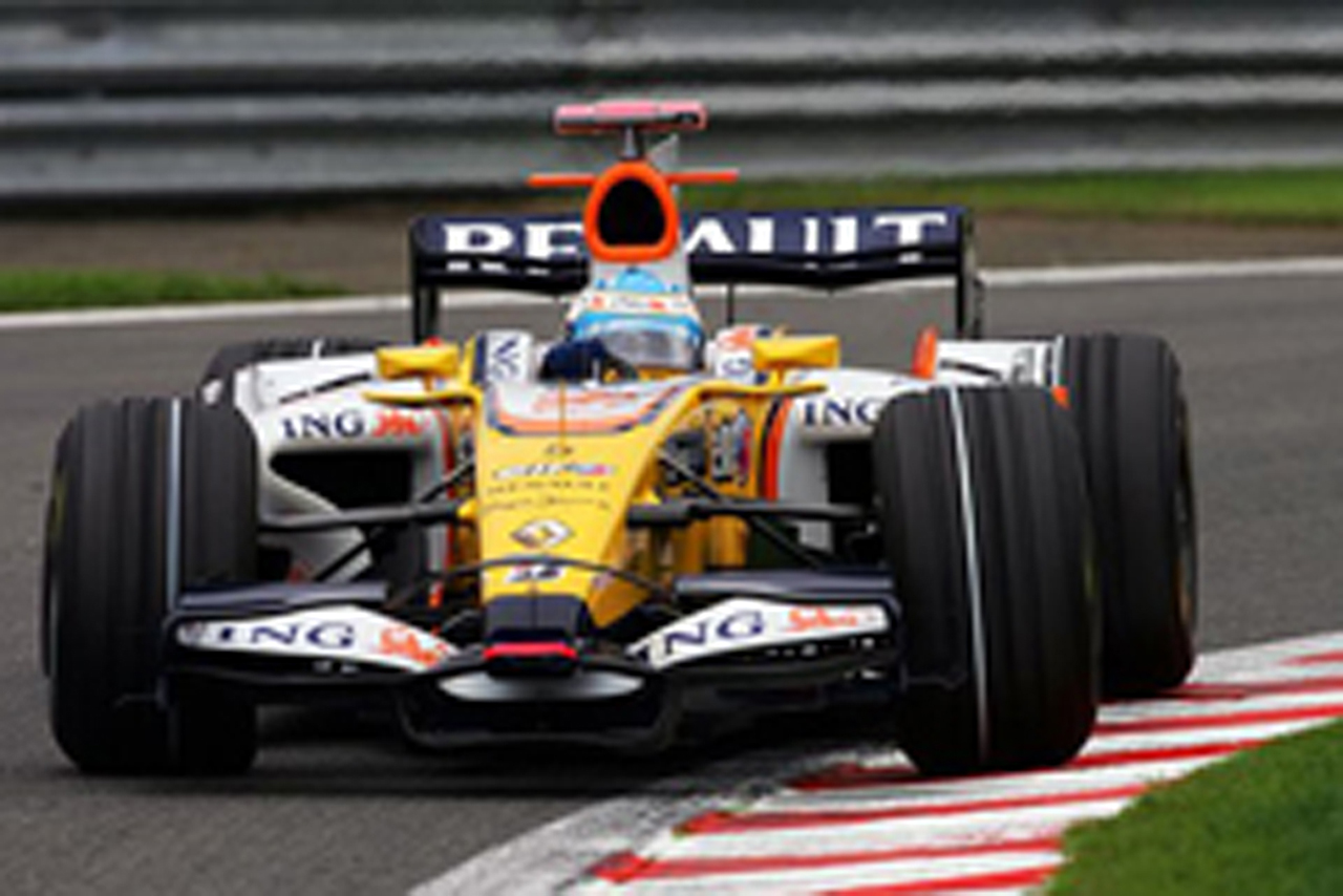 F1第13戦ベルギーGP フリー走行2回目:アロンソがトップタイム