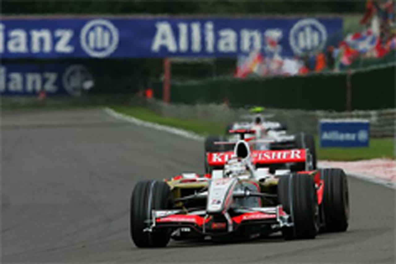 フォース・インディア:スーティル、13位に満足(ベルギーGP)