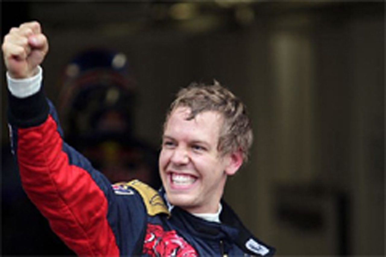 セバスチャン・ベッテル、F1最年少ポールポジション記録を樹立
