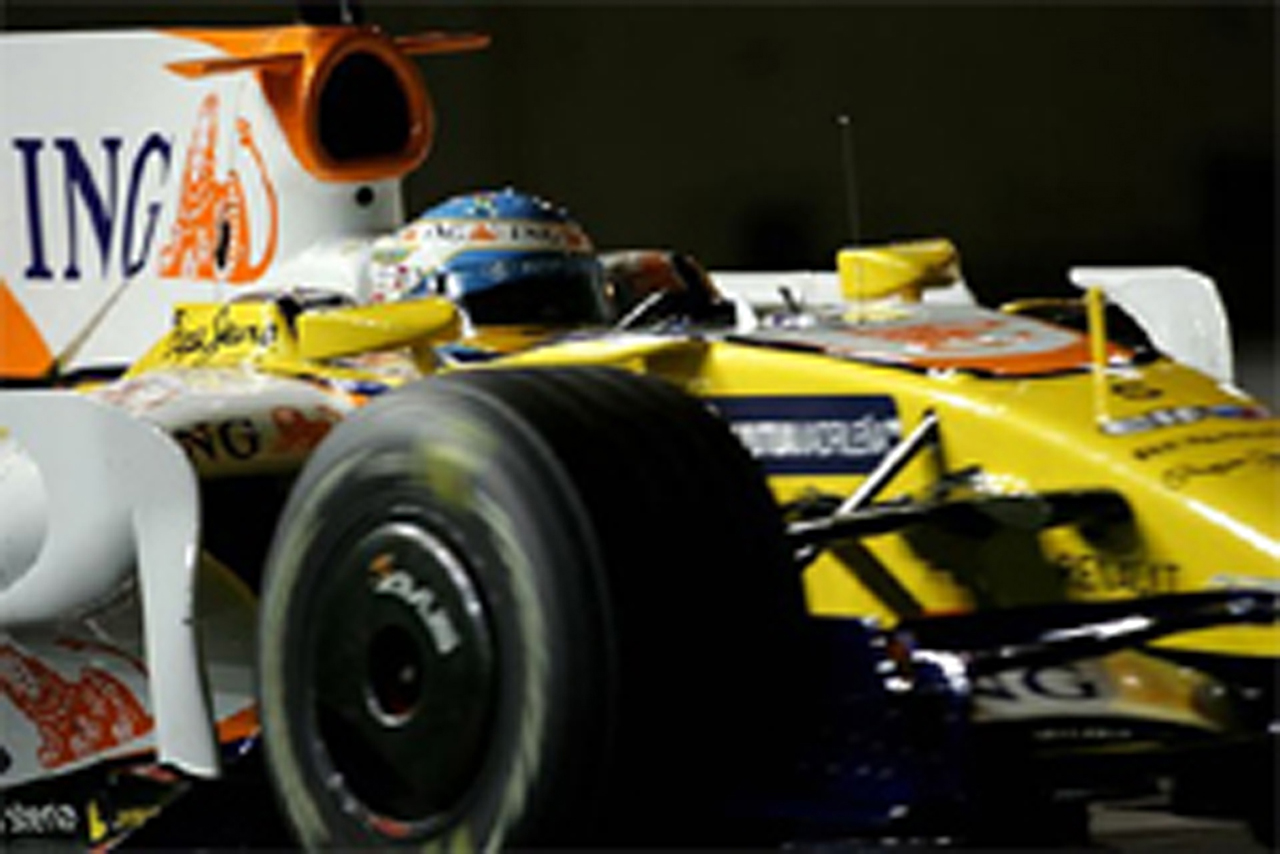 F1第15戦シンガポールGP フリー走行3回目：アロンソがトップタイム