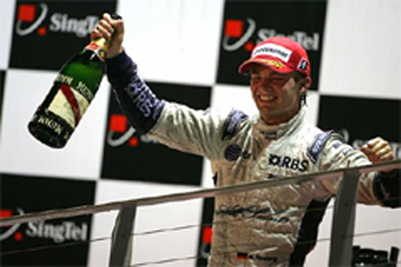 ウィリアムズ：ロズベルグが2位表彰台（シンガポールGP）