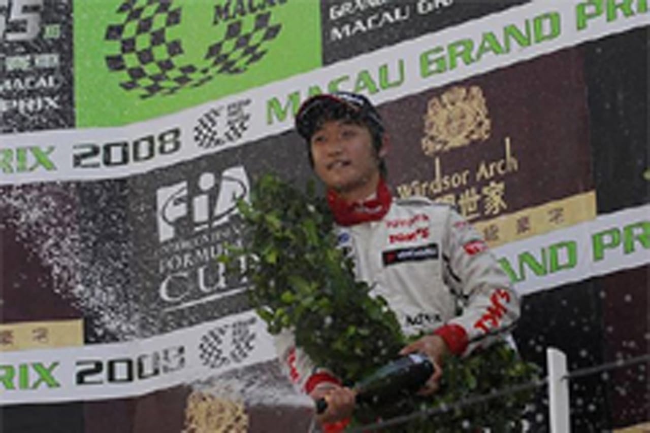 国本京佑、マカオGP優勝