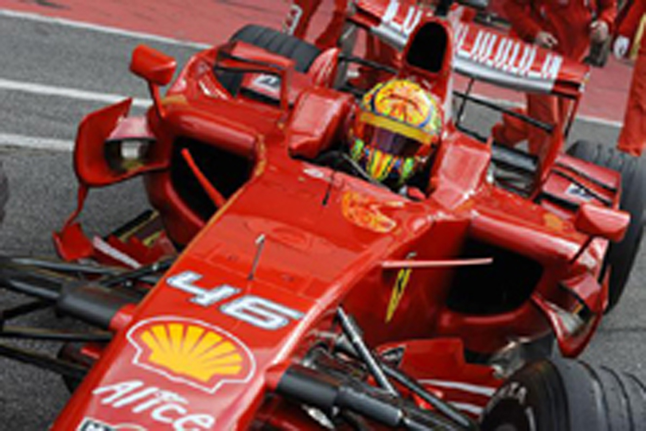 バレンティーノ・ロッシ フェラーリのF1テストに感謝