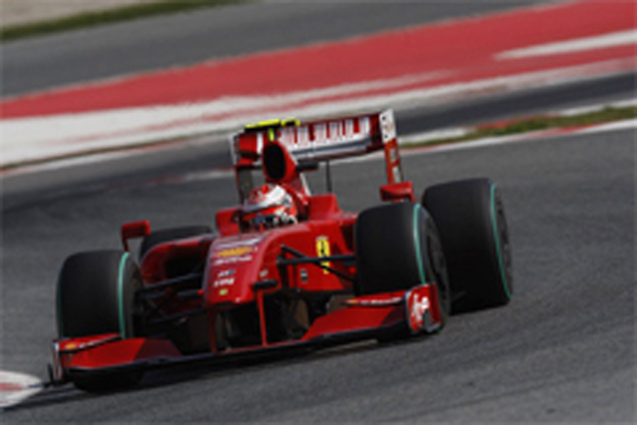 F1バルセロナテスト2日目:ライコネンがトップタイム