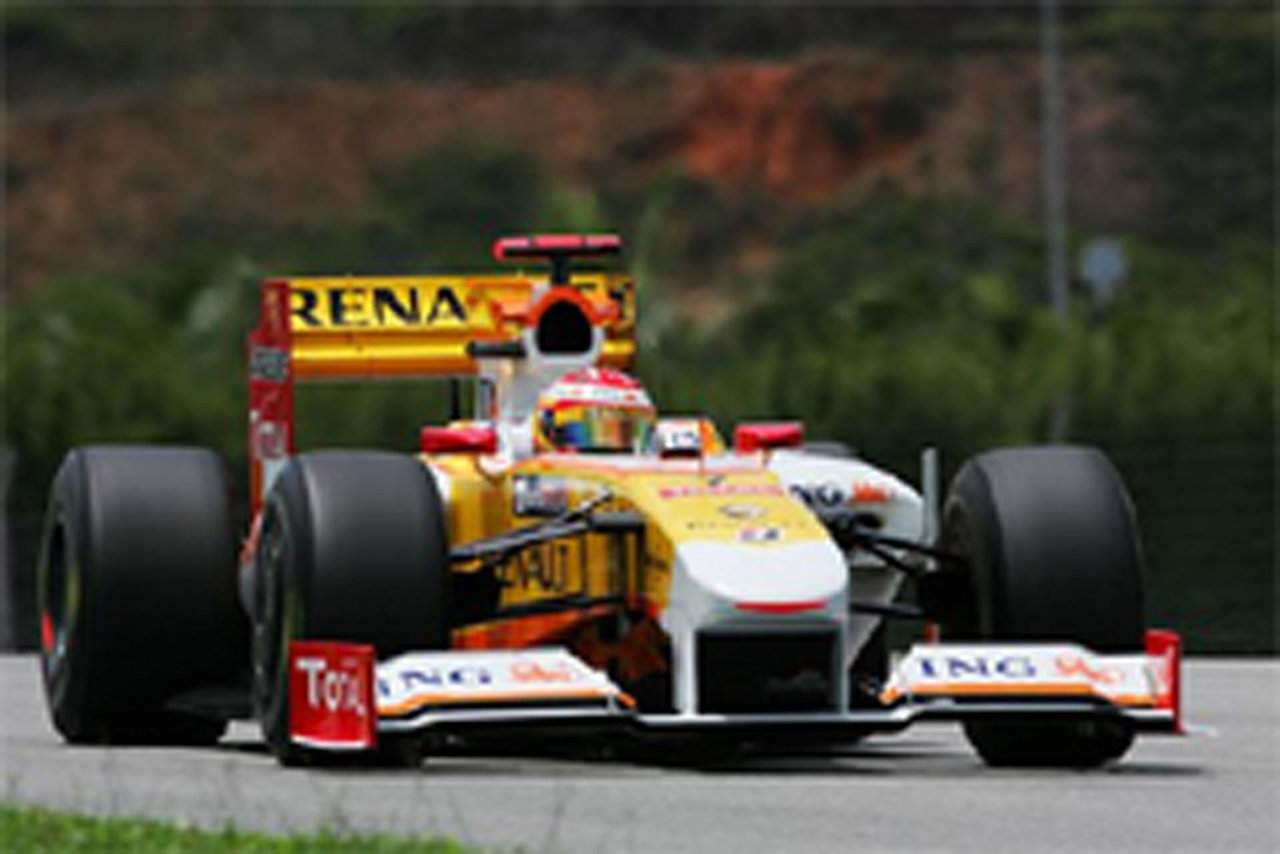 ルノー:アロンソがQ3進出 (F1マレーシアGP予選)