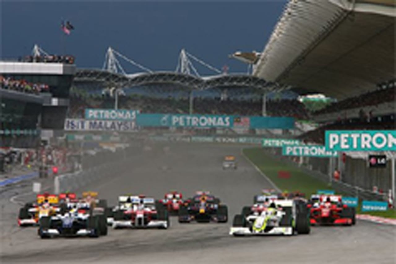 F1マレーシアGP 決勝：雨で終了、優勝はジェンソン・バトン