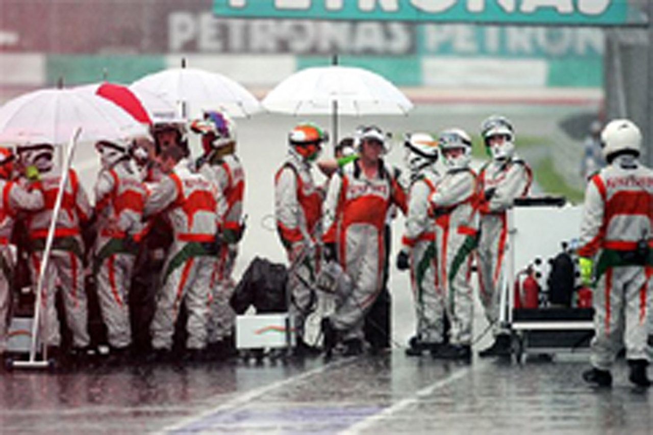 フォース・インディア:雨を生かせず (F1マレーシアGP)