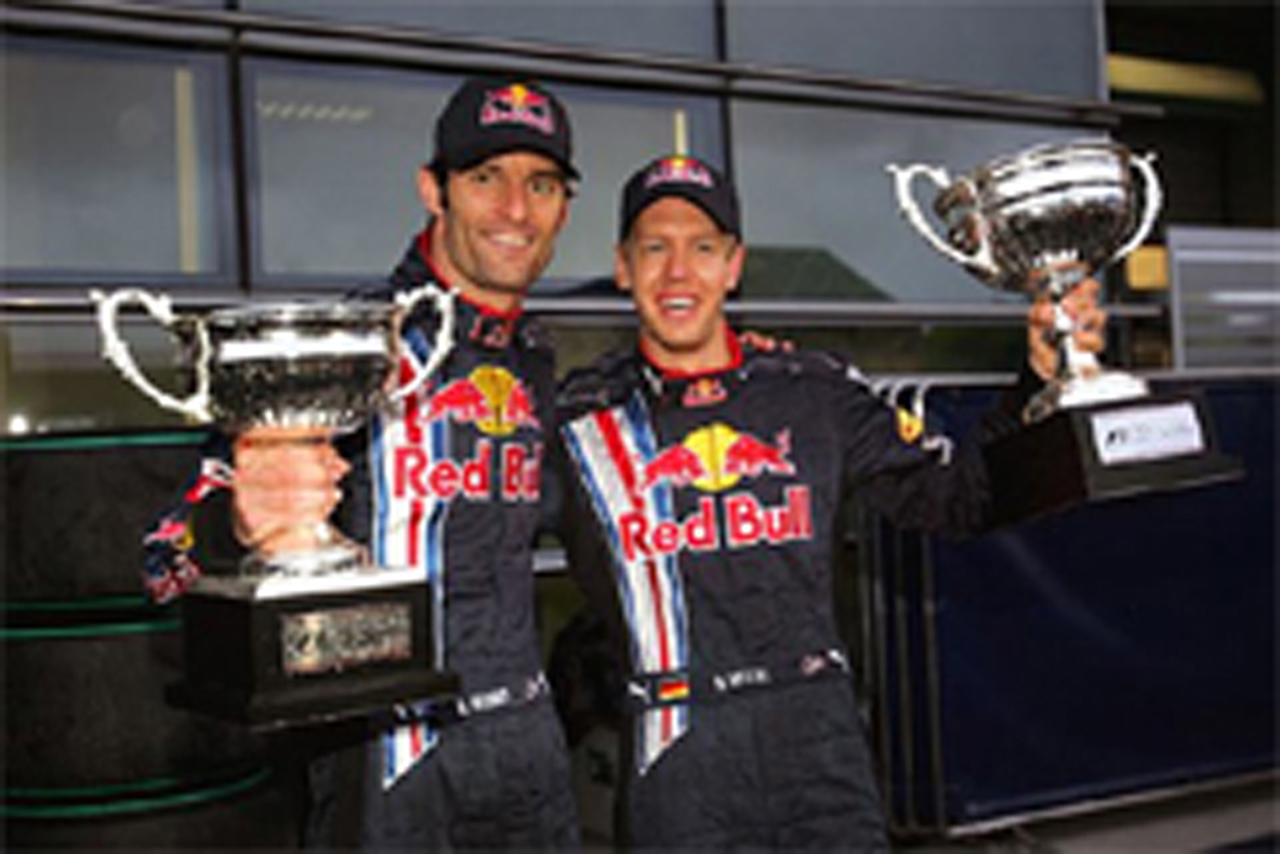 レッドブル:ベッテル-ウェバーが1-2フィニッシュ!(F1中国GP)