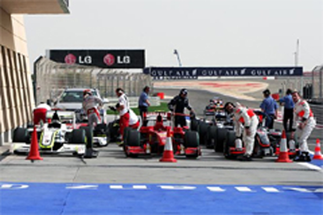 F1バーレーンGP：予選後の全F1マシンの燃料搭載量