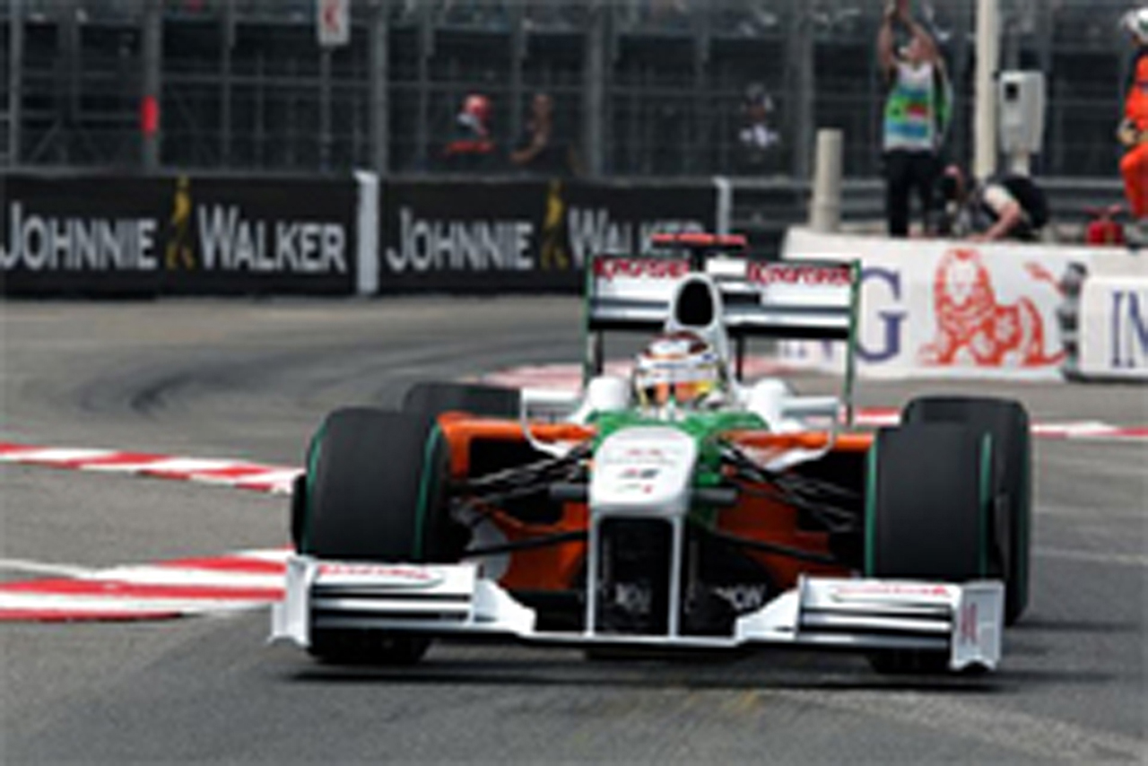 フォース・インディア：F1モナコGP初日