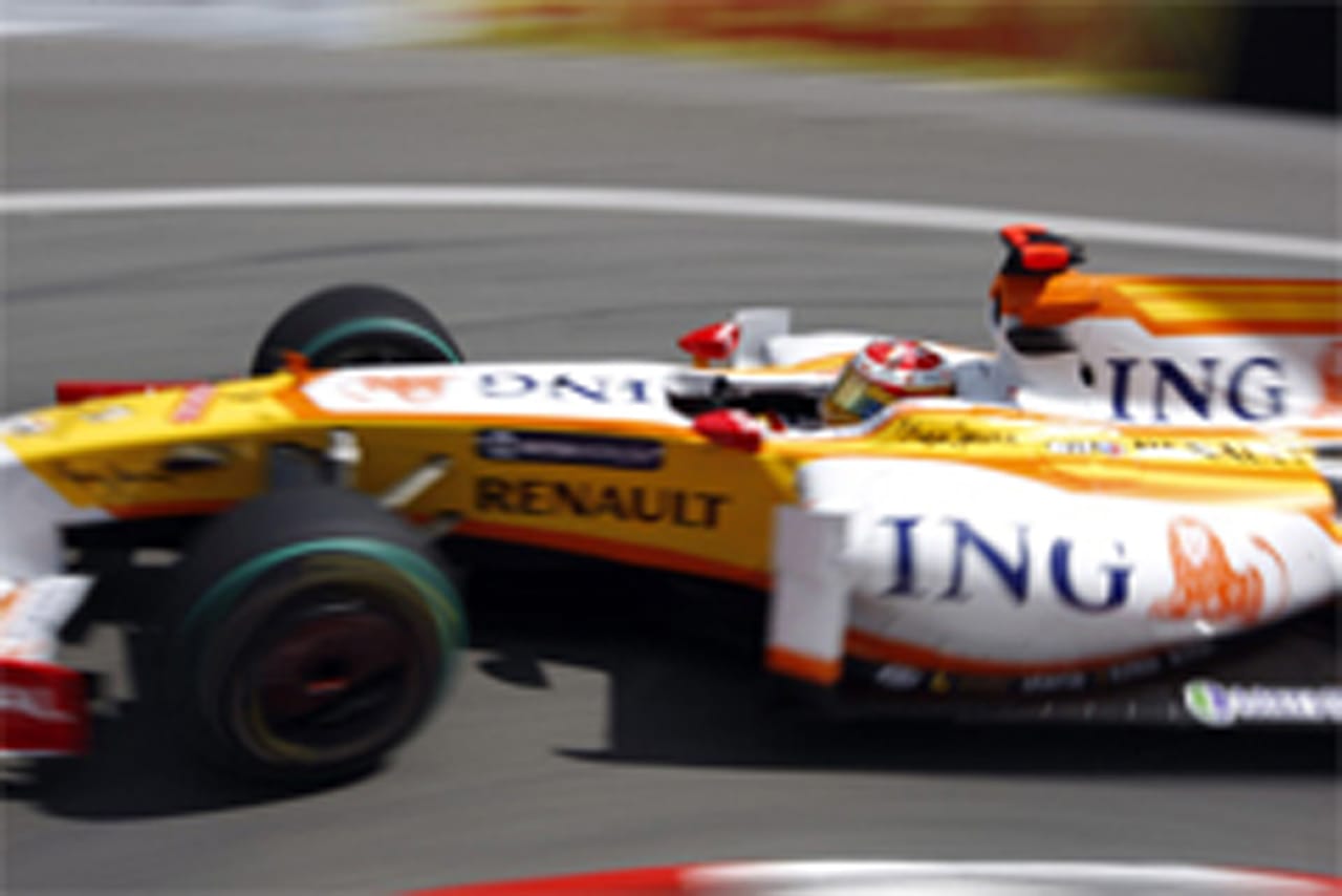 F1モナコGP フリー走行3回目：フェルナンド・アロンソがトップタイム