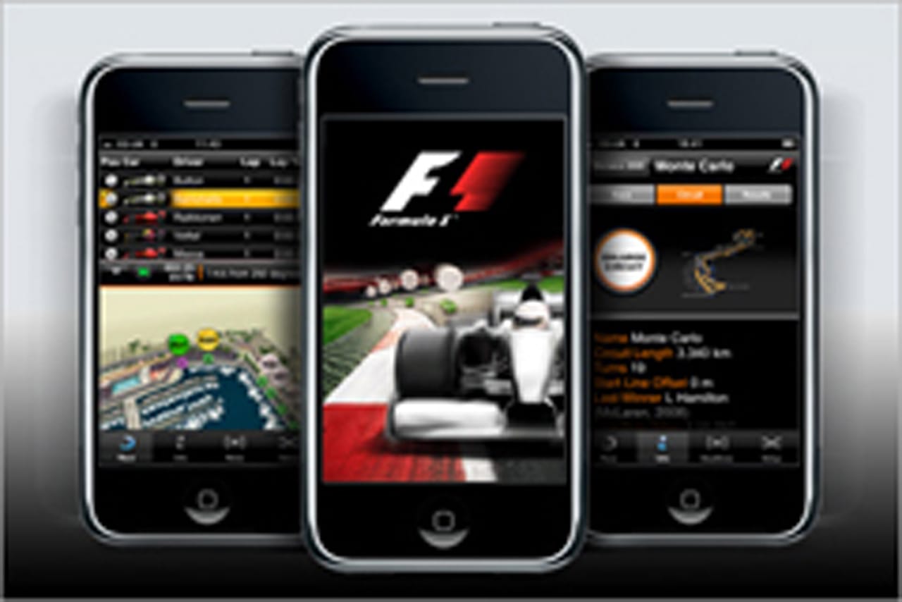 F1公式のiPhoneアプリが登場