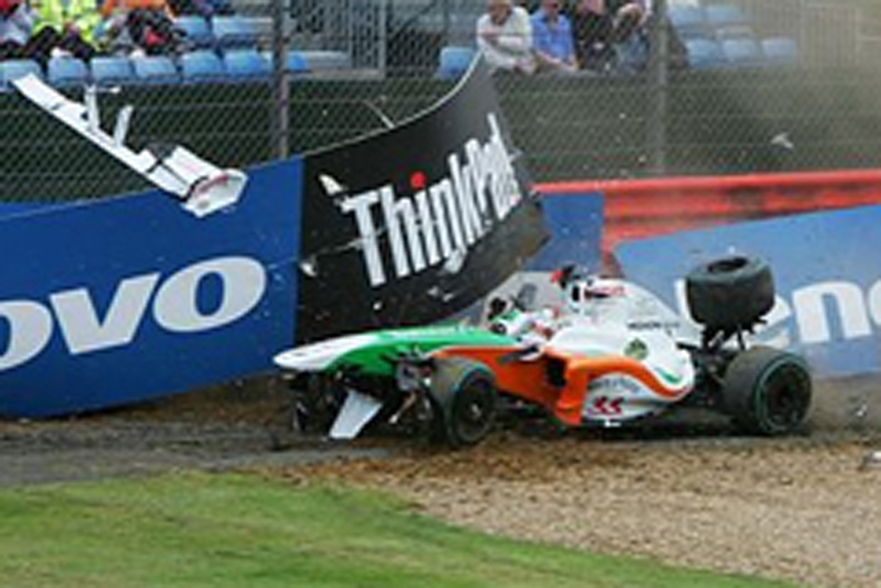 フォース・インディア：スーティルの事故はブレーキ （F1イギリスGP予選）