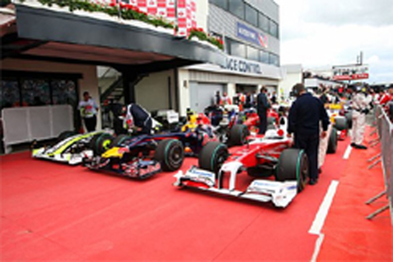 F1イギリスGP:予選後の全F1マシンの燃料搭載量