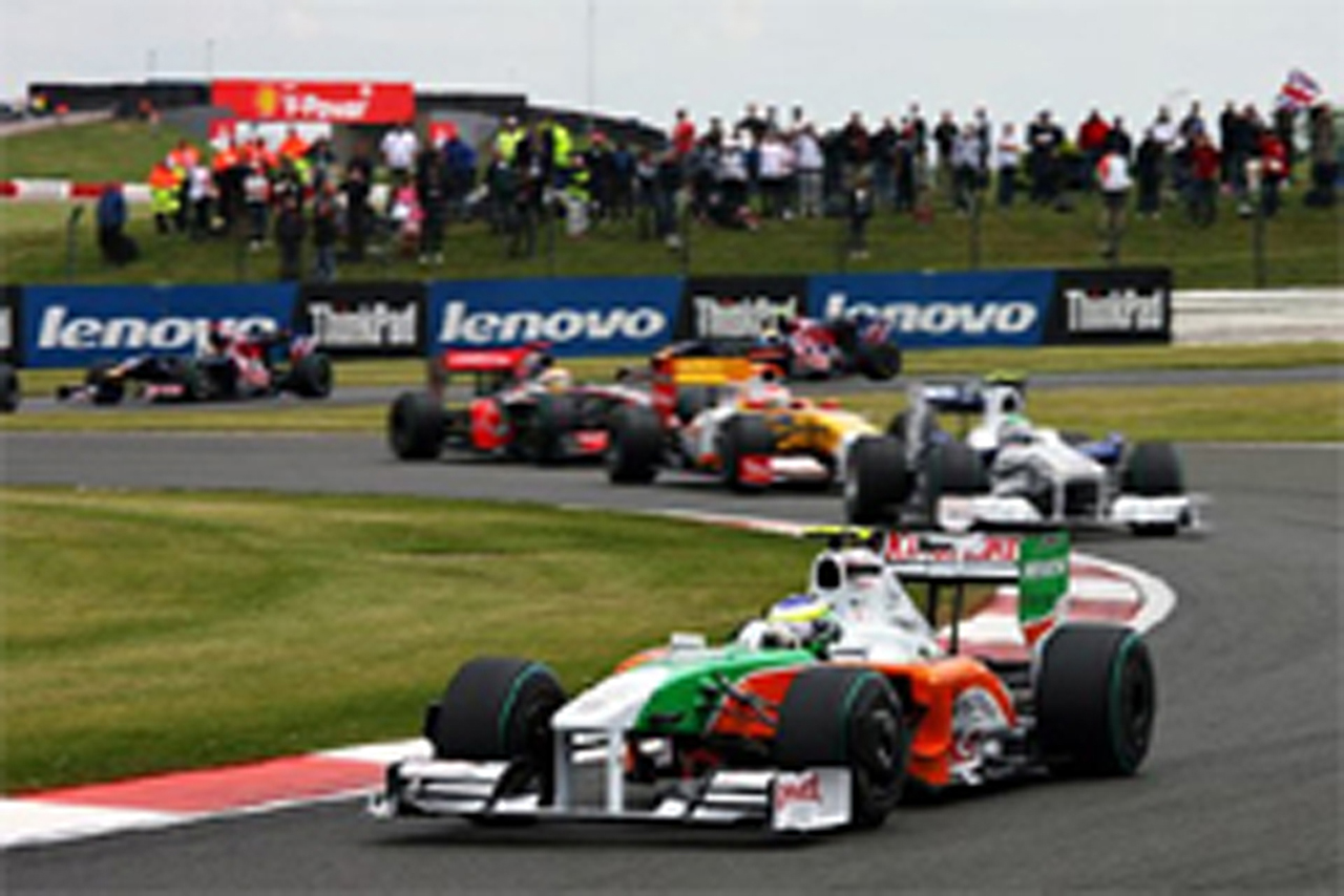 フォース・インディア：フィジケラが10位 （F1イギリスGP）