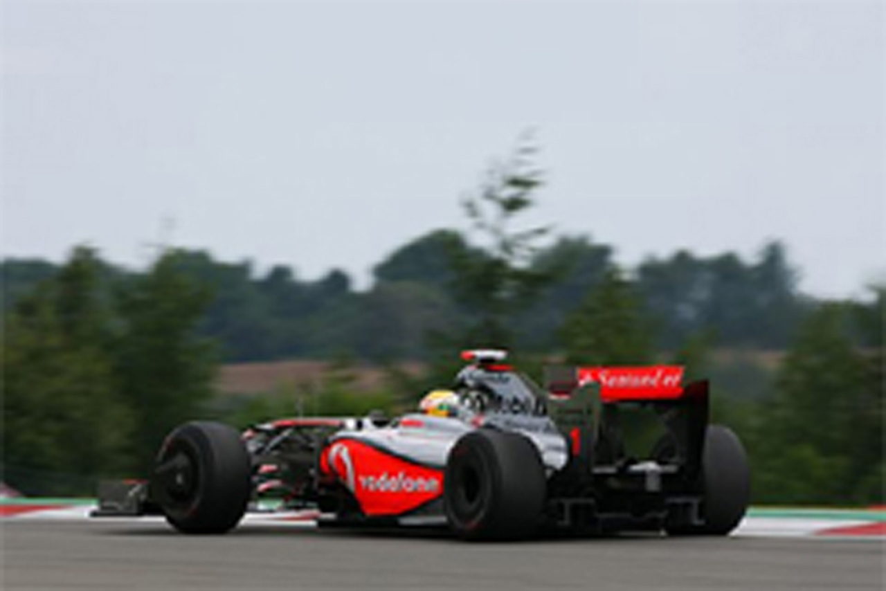 F1ドイツGP フリー走行2回目:ルイス・ハミルトンがトップタイム