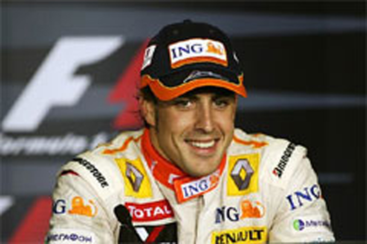 ルノー:アロンソが2年ぶりのポール獲得 (F1ハンガリーGP予選)