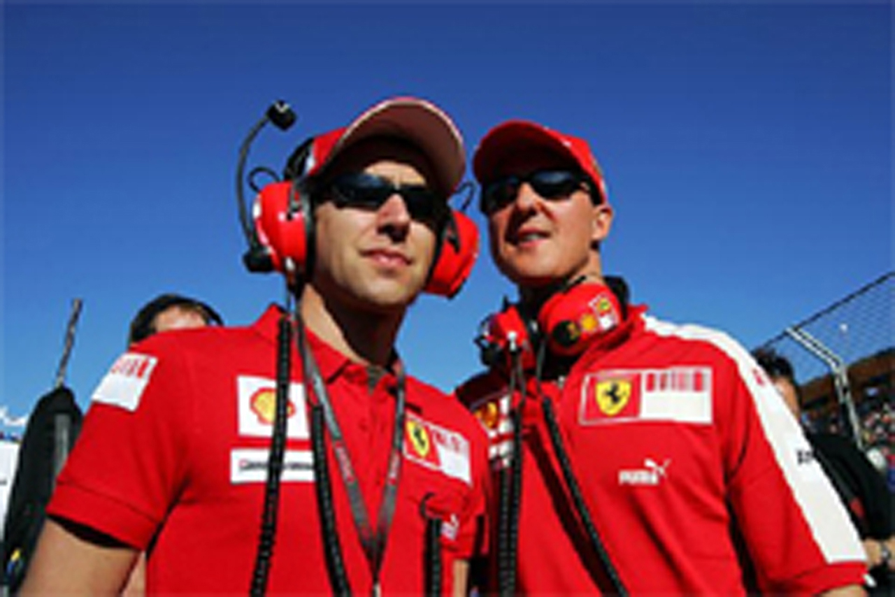 ミハエル・シューマッハ、ヨーロッパGPでバドエルをサポート
