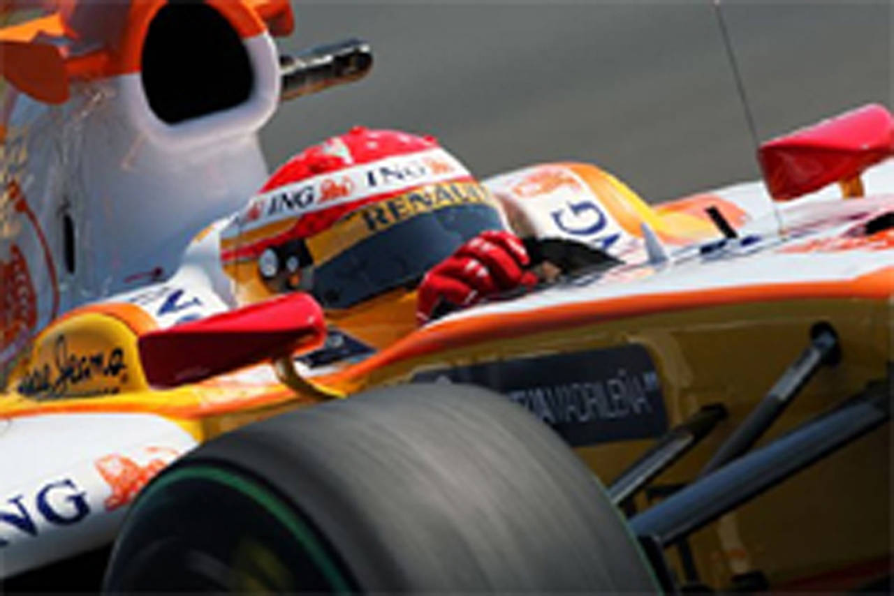 ルノー：アロンソ8番手、グロージャンQ2進出 （F1ヨーロッパGP予選）