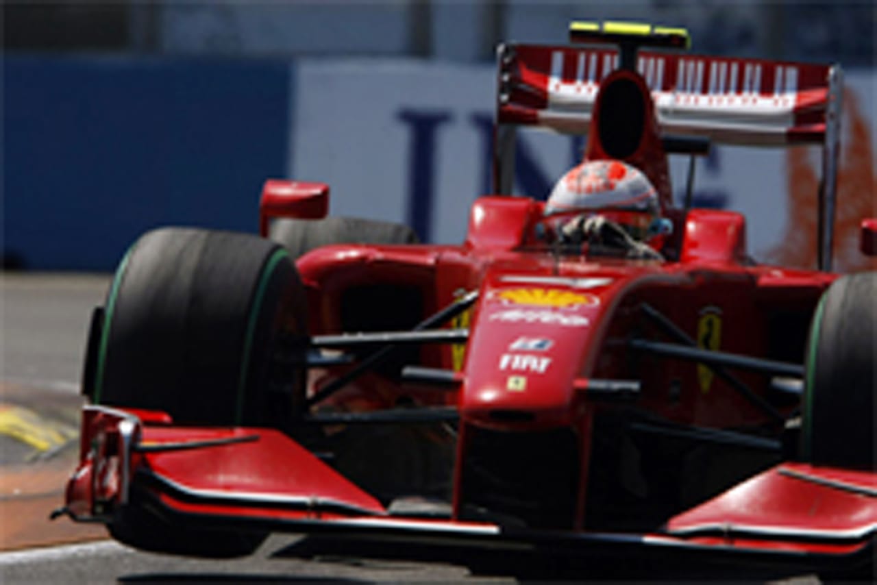 フェラーリ：キミ・ライコネンが3位表彰台 （F1ヨーロッパGP）