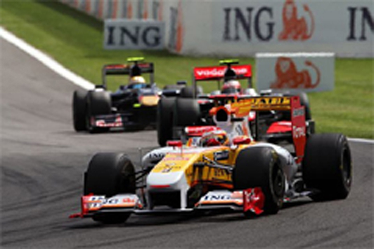 ルノー：リタイアのアロンソ「表彰台も狙えた」 （F1ベルギーGP）