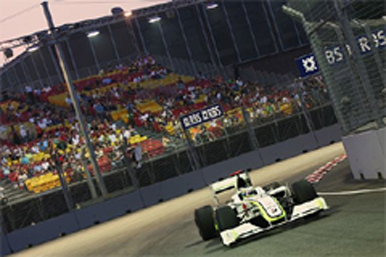 ブラウンGP：F1シンガポールGP初日
