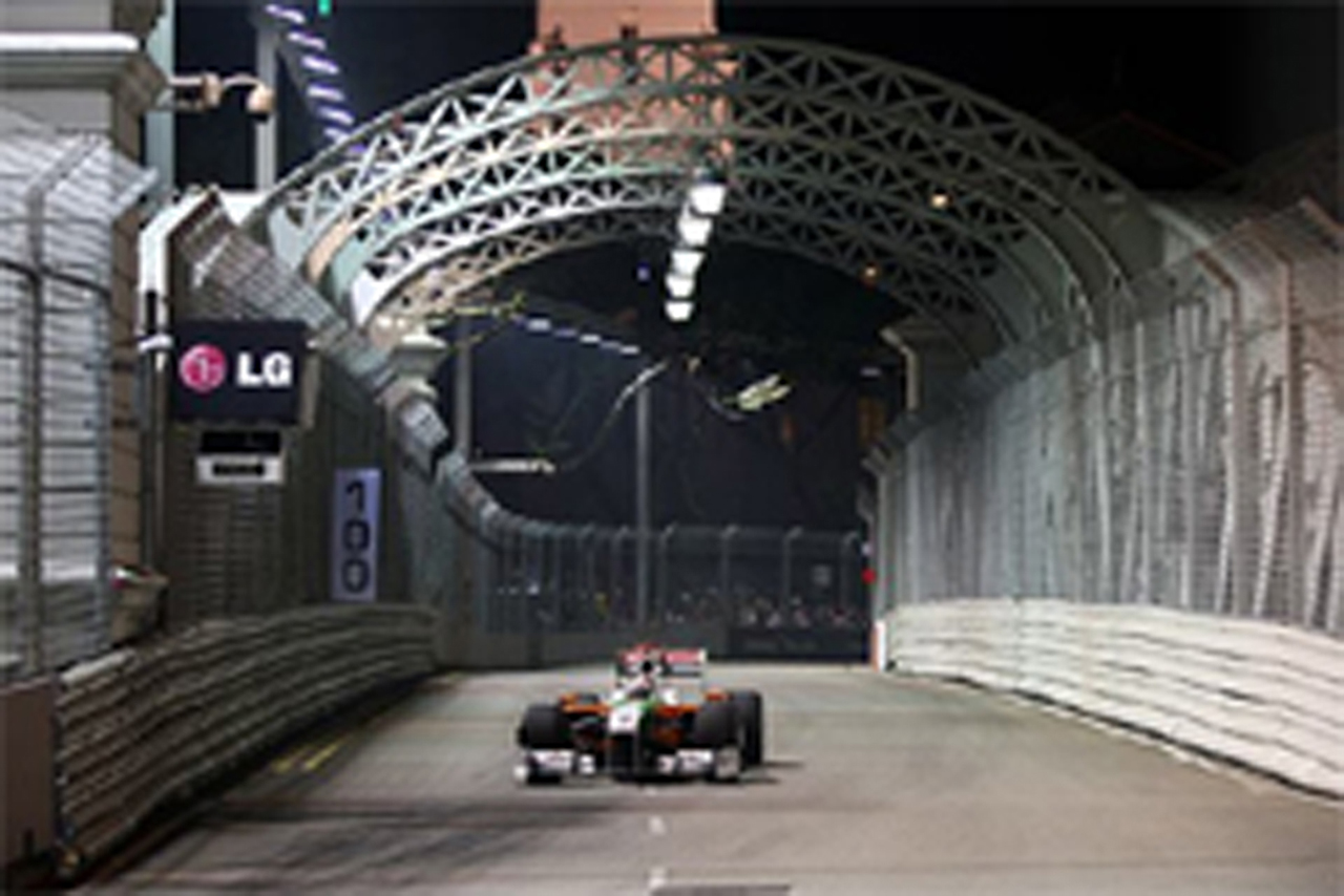 フォース・インディア:F1シンガポールGP初日