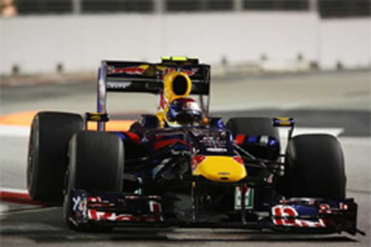 F1シンガポールGP フリー走行2回目:ベッテルがトップタイム