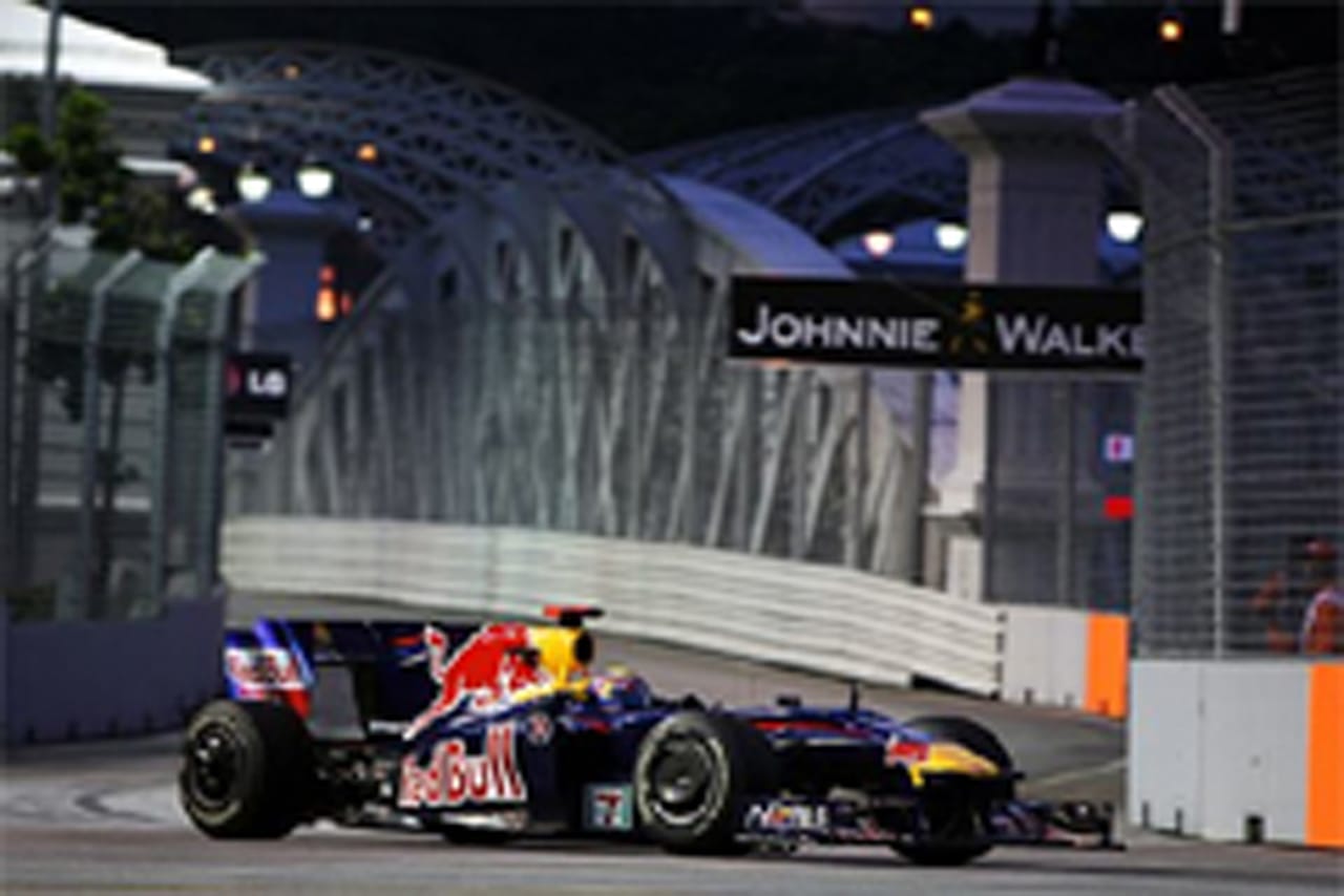 レッドブル：F1シンガポールGP初日
