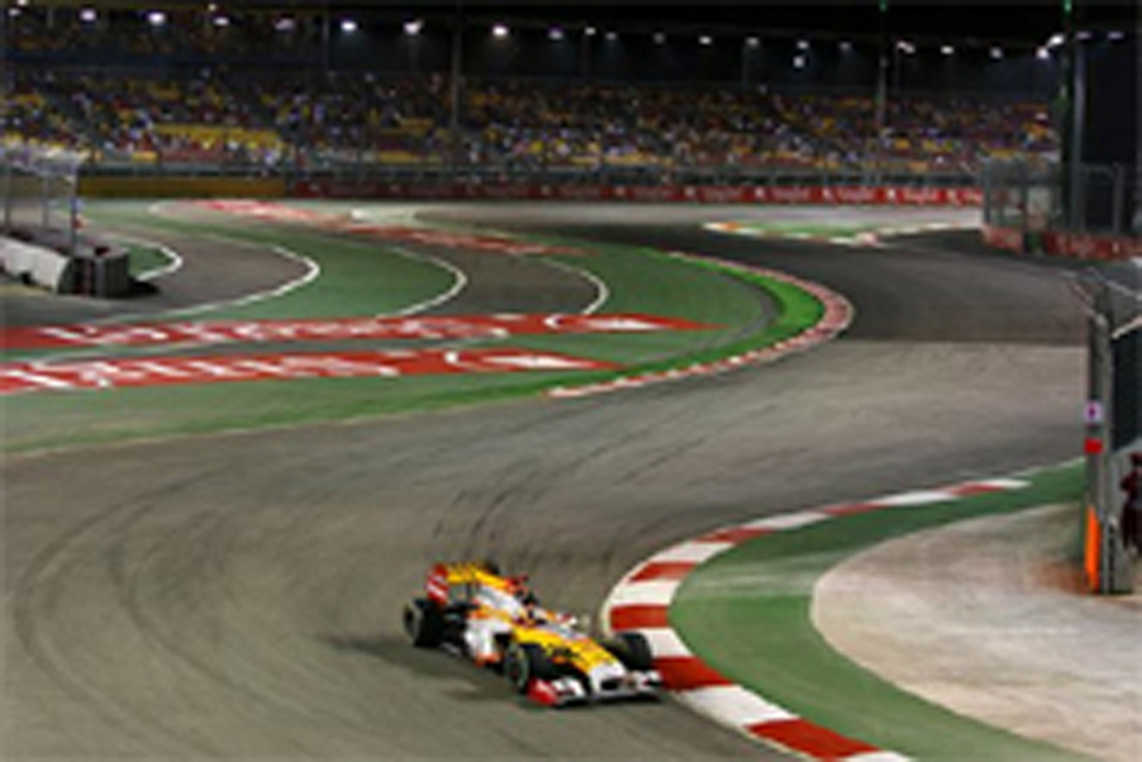 ルノー：F1シンガポールGP初日