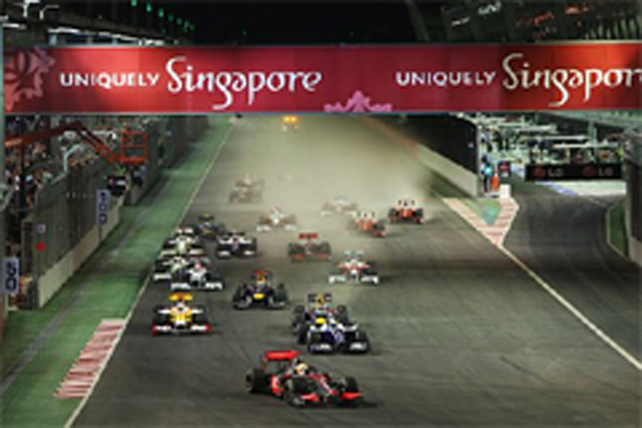 F1シンガポールGP：ルイス・ハミルトンが今季2勝目！グロックが2位！