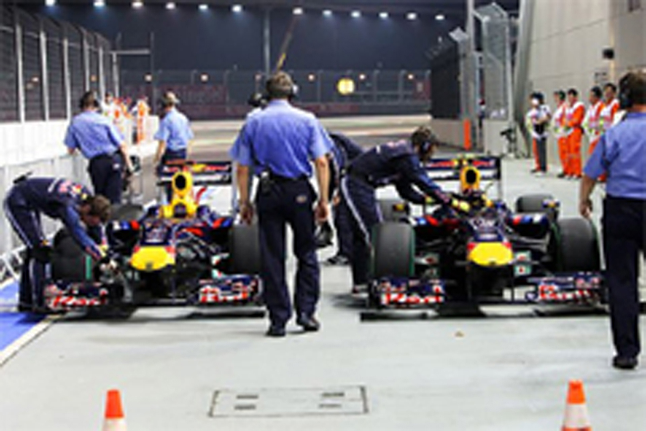 F1シンガポールGP:予選後の全F1マシンの燃料搭載量