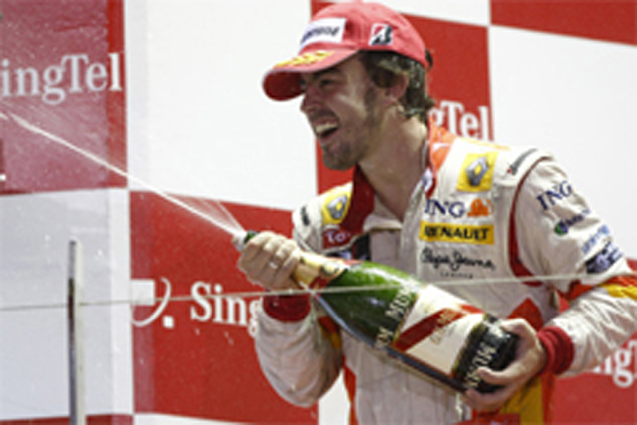 ルノー：アロンソが今季初の表彰台 （F1シンガポールGP）