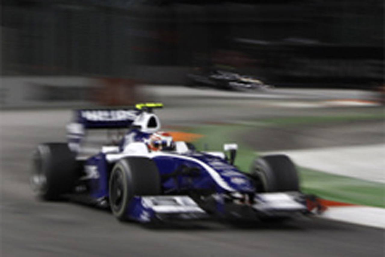 ウィリアムズ:中嶋一貴、またもノーポイント (F1シンガポールGP)