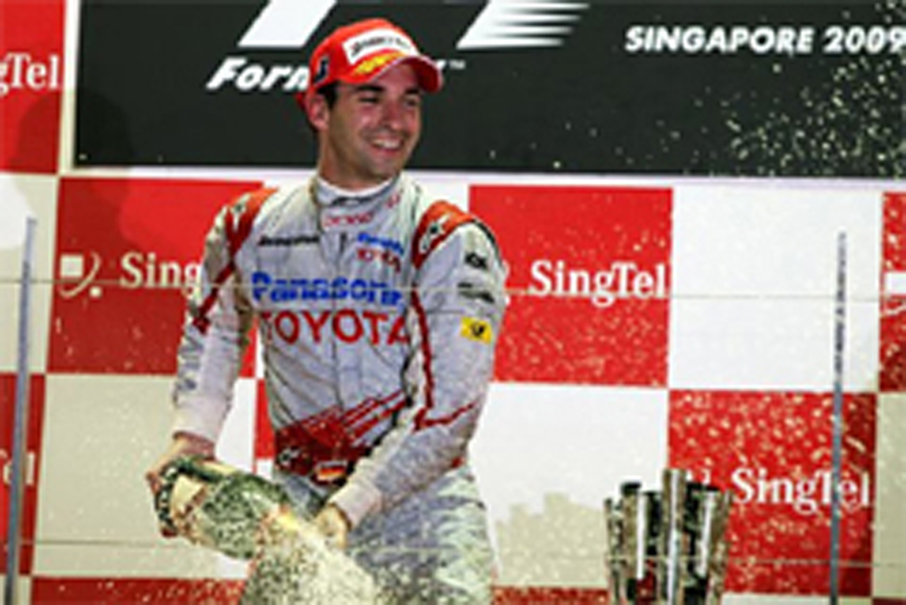 トヨタ：グロックが自己最高の2位表彰台 （F1シンガポールGP）