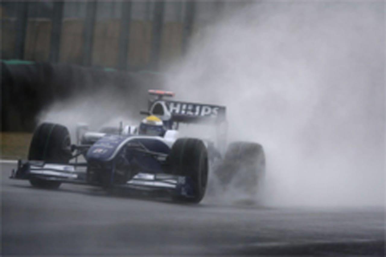 F1ブラジルGP フリー走行3回目：雨と赤旗でわずか13分のセッション