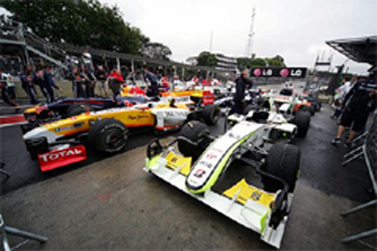 F1ブラジルGP:予選後の全F1マシンの燃料搭載量