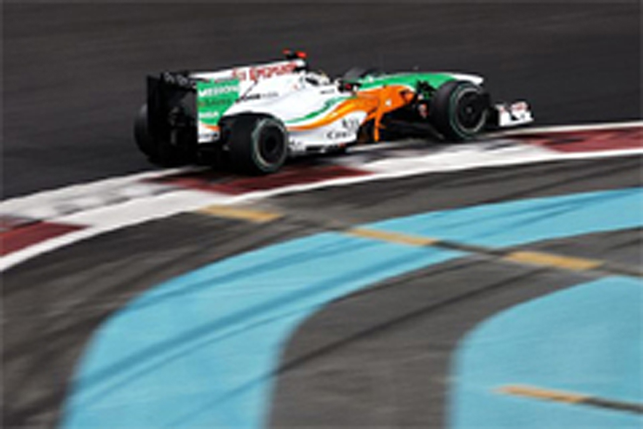 フォース・インディア: F1アブダビGP初日