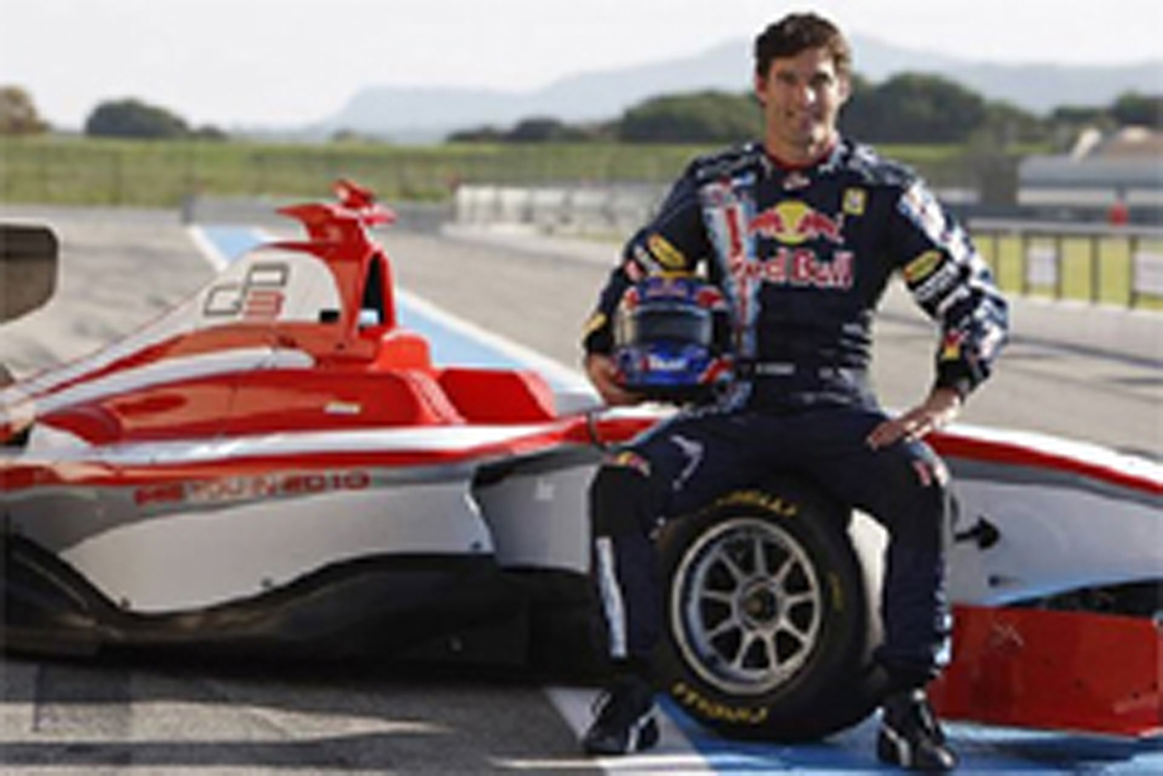 マーク・ウェバー、GP3マシンをドライブ